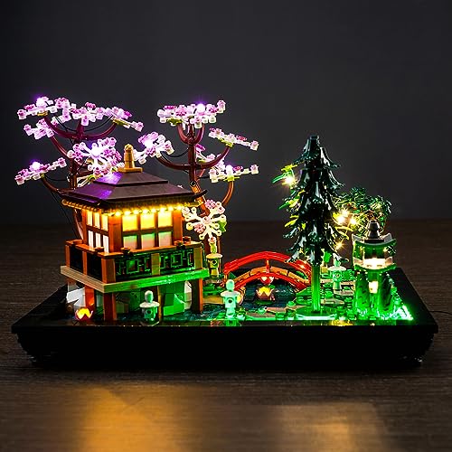 Led Light Kit for Lego Tranquil Garden, Led Lighting Set for Lego 10315 Tranquil Garden Botanical Zen Garden Kit Japanese Zen Gardens - Not Include Models, Just Light Kit (Standard Version) - Standard Version