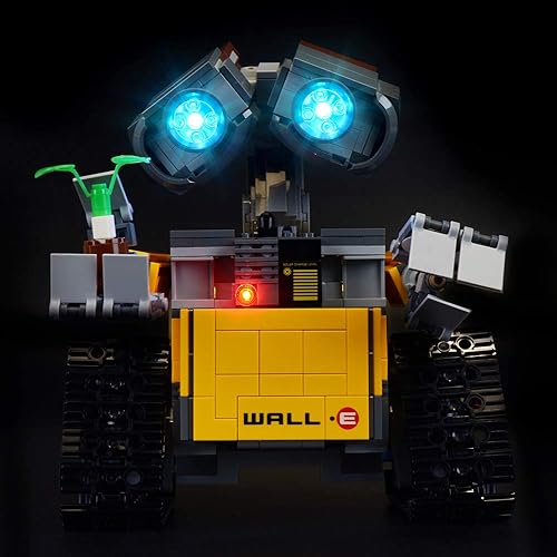 BRIKSMAX Led Lighting Kit for Lego Ideas WALL E-Compatible with Lego 21303 Building Blocks Model- Not Include the Lego Set - WALL E 21303 Light