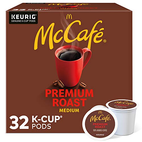 McCafe Premium Medium Roast K-Cup Coffee Pods (32 Pods) - Premium Roast - 32 Count (Pack of 1)