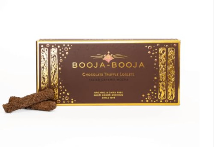 Booja - Booja, Salted Caramel Mocha Chocolate Truffle Loglets 115g - Salted Caramel Mocha