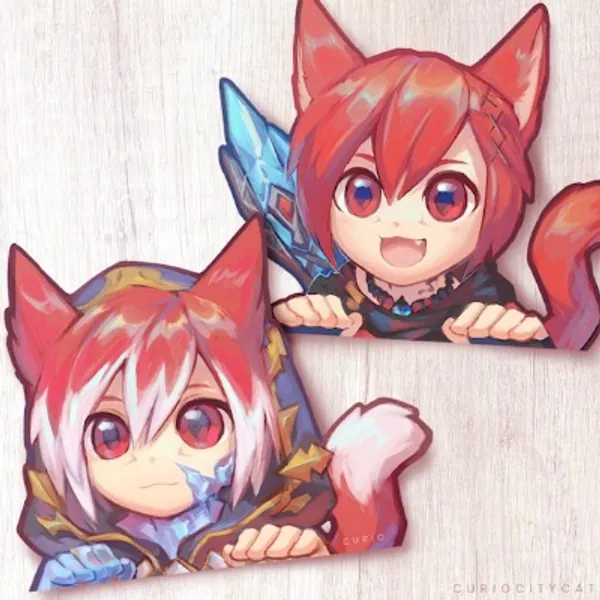 Graha Tia Crystal Exarch Peeker Sticker Decal | Etsy