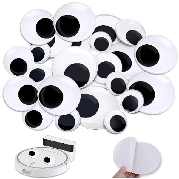 16 PCS Googly Eyes Self Adhesive, 2 Inch 3 Inch 4 Inch Sticky Large Googly Eyes for Crafts, Craft Wiggle Eyes for Home, Party, Christmas Tree Decorations