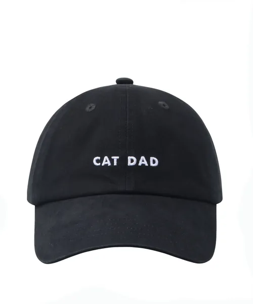 Hatphile Simple Style Unconditional Love Cat Dad Embroidery Dad Hat Baseball Cap