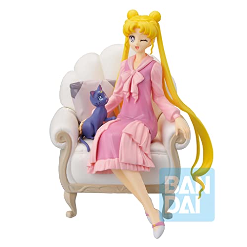 BANPRESTO Sailor Moon Cosmos - Usagi & Luna - Figurine Antique Style 13cm