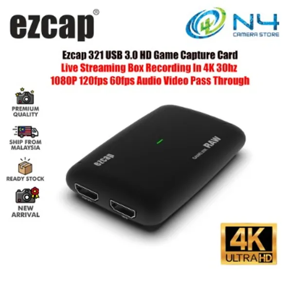 Ezcap 321 301 USB 3.0 HD Game Capture Card 