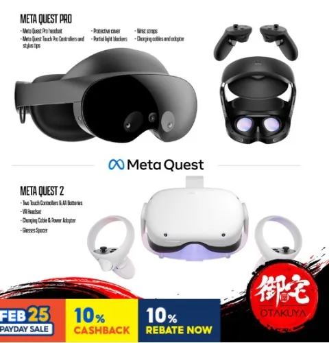  Oculus Quest 2 VR Advanced All-In-One Virtual Reality Headset Complete Set