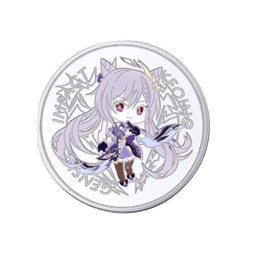 Genshin Impact Collectible Coins with Case - Keqing