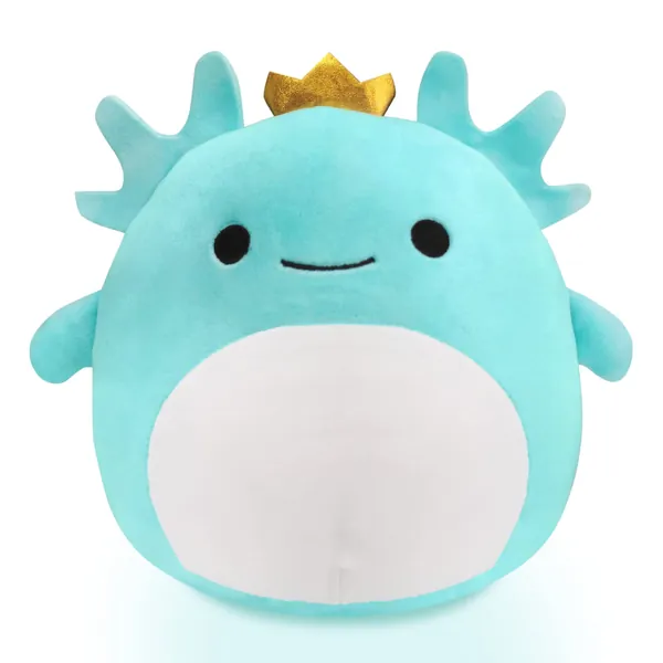 1Pcs Axolotl Stuffed Animal Toy,8 Inch Cute and Soft Plush Pillow Toy,Great Gift for Kids Birthdays,Christmas (Blue) - Blue