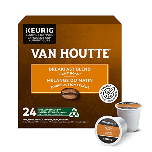 (24 cups) of Van Houtte Breakfast Blend K-Cup Coffee Pods, 24 Count For Keurig Coffee Makers - Breakfast Blend - 24 Count (Pack of 1)