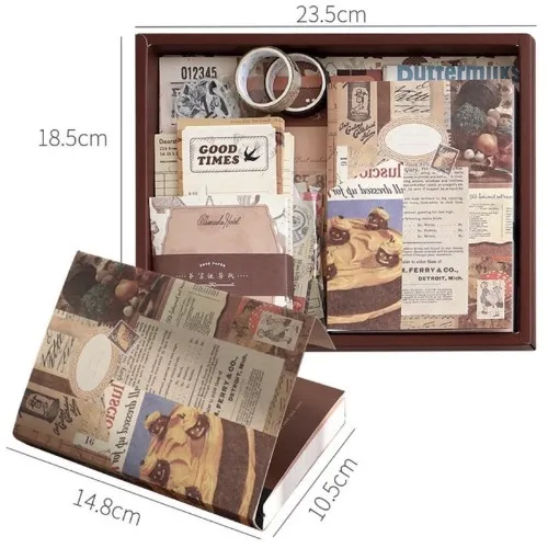 DIY Scrapbook and Journal Supplies Kit (155pcs)