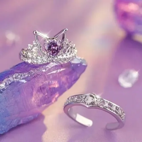 I lost my old pair :( Kuromi Sanrio Ring