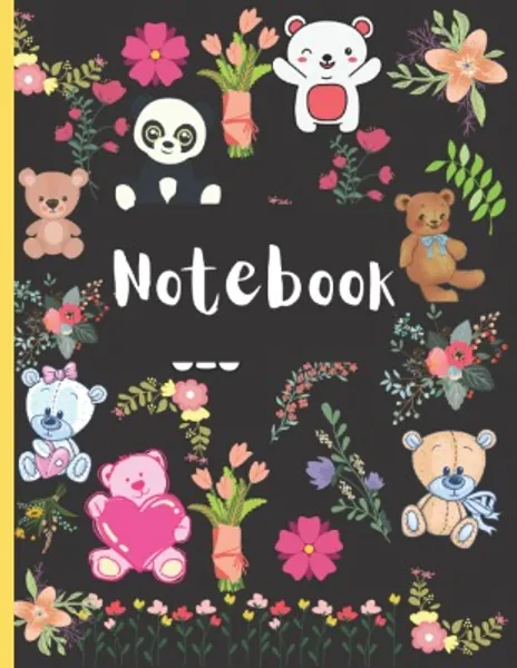 Bears Gifts: Bears Pattern Notebook: Bears Themed Notebook Journal For Her  Him. Perfect Gifts For Students | Friends | End Year | Teens Girls | Boys | Kids (Journal To Write In Women)