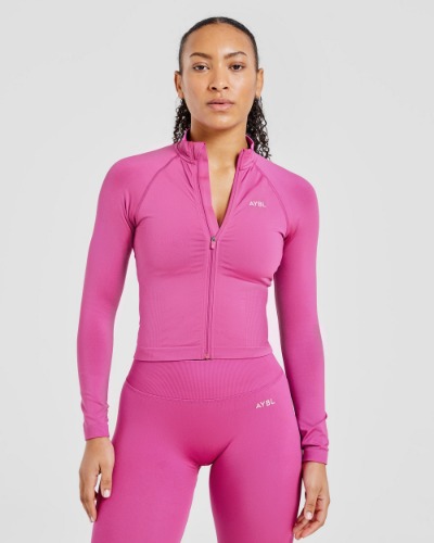 Adapt Seamless Jacket - Pink | M