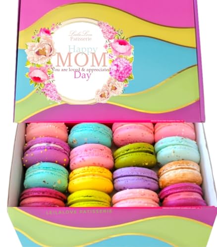 LeilaLove Macarons-16 Macaron gourmet gift box Mothers day specials 