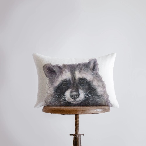 Raccoon Raccoon 18x12 Pillow | Pillow Cover - Cover & Down Insert