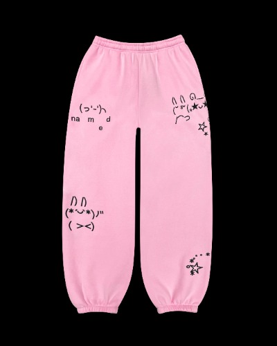 MALFUNCTION SWEATPANTS BABY PINK | M