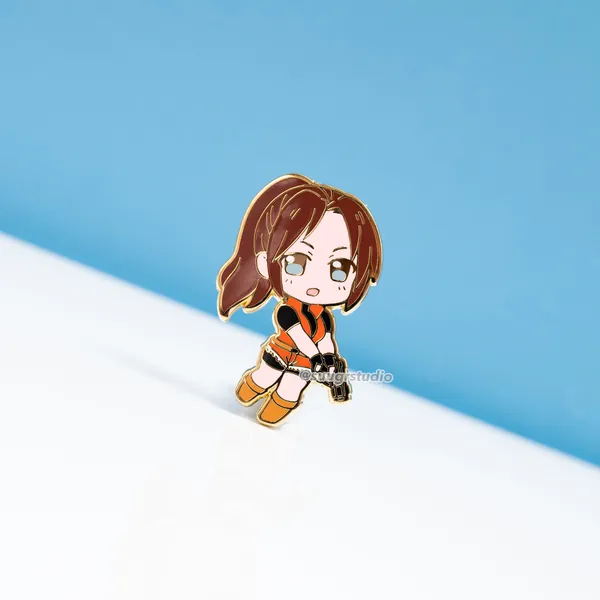Resident Evil Claire Redfield Hard Enamel Pin - [A Grade] / Locking Clasp