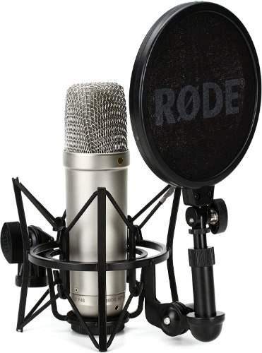 Rode NT1-A Large-Diaphragm Condenser Microphone - Silver