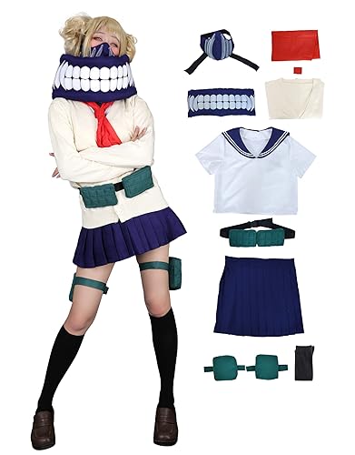 miccostumes Women's Deluxe Full Set Anime JK School Uniform Cosplay Costume Outfit - Medium