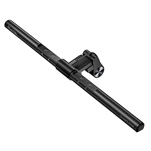 Quntis Computer Monitor Lamp, Screen Lamp Monitor Light Bar with Auto-Dimming &Adjustment, e-Reading LED Task Lamp for Eye Caring, Space Saving Home Office Desk Lamp with No Screen Glare, Touch Control - Classic