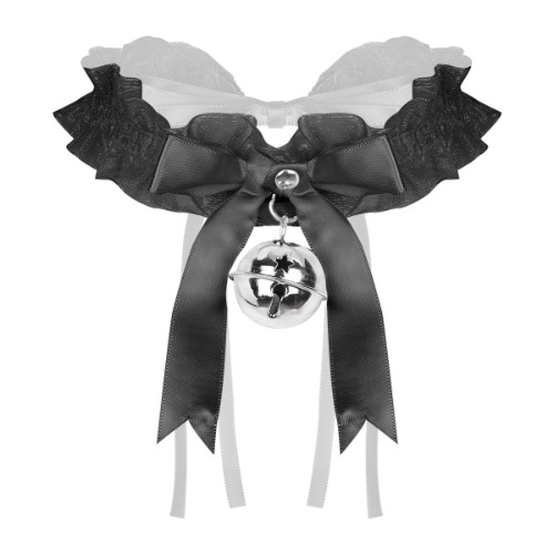 YiZYiF Cute Gothic Bell Choker Collar Lace Ruffled Ribbon Bowknot Choker Necklace for Girls Women Cosplay Accessories