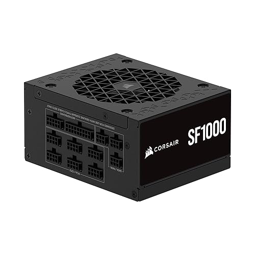 Corsair SF Series (2024) 1000 Watt Fully Modular 80 PLUS Platinum PCIe 5.1 SFX PSU/Power Supply - 1000 Watts