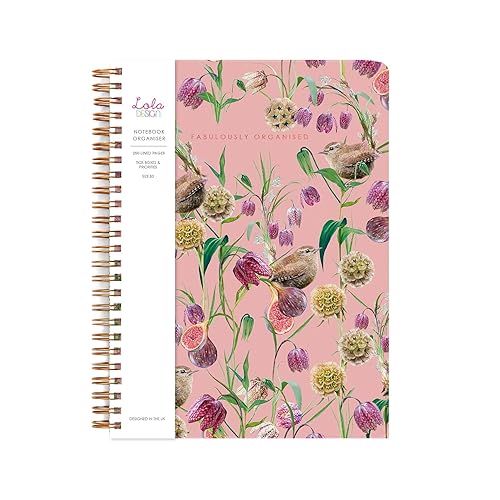  Large Spiral Notebook Organiser
