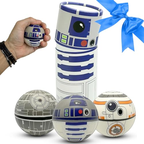 StarWar Squishy Balls Set - Pop Fidget Toy for Kids and Adults, Stress Relief Fidget, Stress Ball Use for Play/ Decor/ Help Relieve Stress/ Improve Concentation and Focus [Super Soft]
