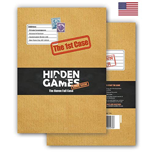 Hidden Games Crime Scene - The 1st Case - The New Haven CASE - USA - Realistic Crime Scene Game, exciting Detective Game, Murder Mystery Game