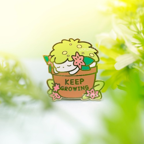 Hedgehog: Keep Growing Pin | A Grade
