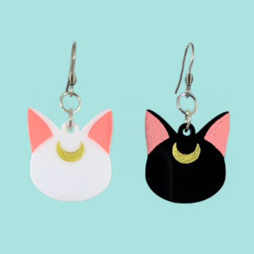 Luna and Artemis Petite Earrings (Choice of one pair)