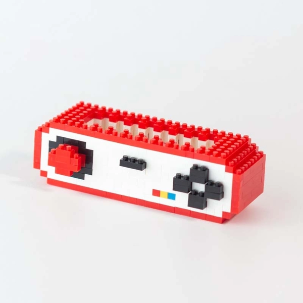 DIY Switch Game Case Holder Mini Building Blocks - A