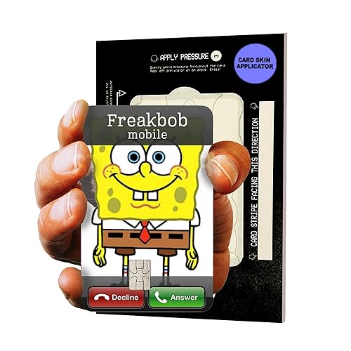 Freakbob pay card skin, with EZ applicator included
