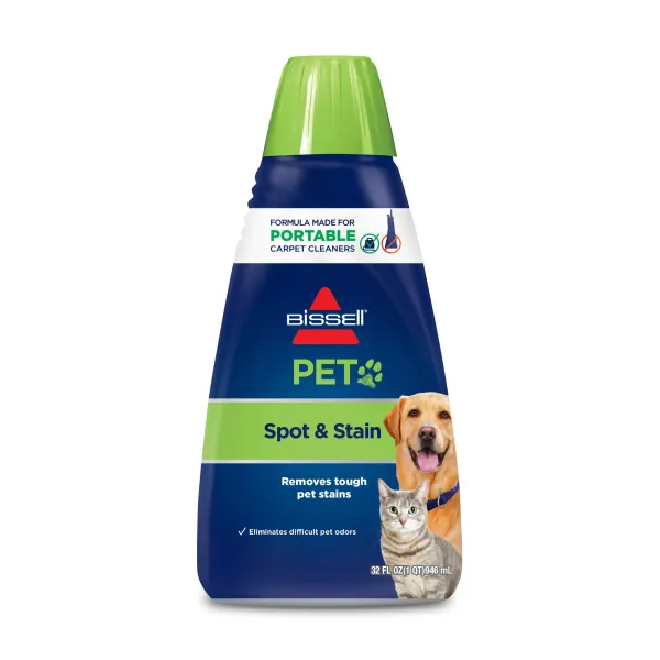 Bissell 74R7 Pet Stain & Odor Portable Machine Formula, 32-Ounce, Fl Oz - Pet Stain Eraser