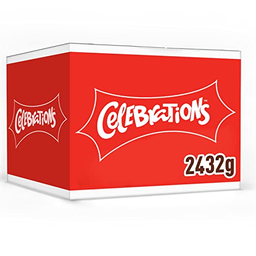Celebrations Milk Chocolates Gift Bulk Box (Maltesers, Galaxy, Snickers & More), 2.4kg - 2.4 kg (Pack of 1) - Single