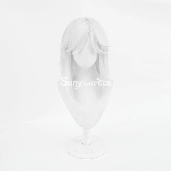 【In Stock】Game Genshin Impact Cyno Cosplay Wig Long Silver Wig
