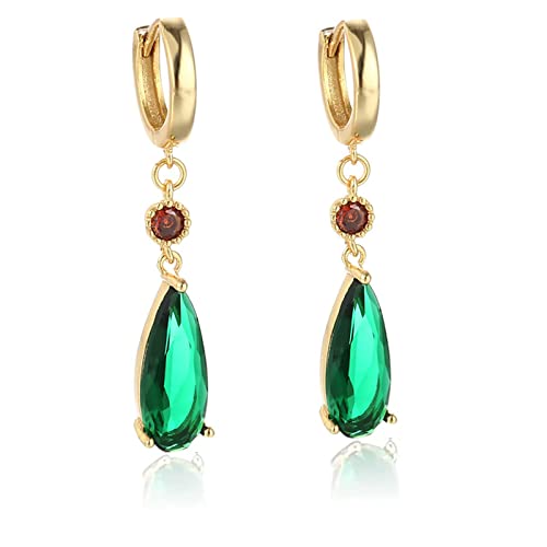 Earrings for Women Men Anime Howl's Moving Castle Studs 925 Silver Costume Jewelry Green Water Drop Earrings Accessories Gift - One Size - Circle