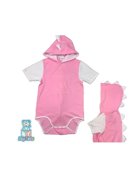 ABDL Pink Dinosaur Bodysuit adult baby