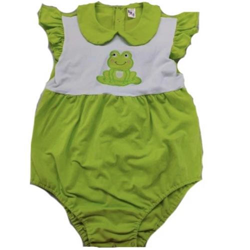 * Froggy Cotton Collar Romper Bodysuit Clearance XXS XS 2X 3X 4x 5X | X-Small