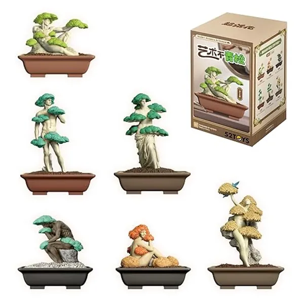 52TOYS Que Sera Modern Ancients ArtBonsai, Collectible Toy Kawaii Creative Gift Room Decor Desktop Decoration