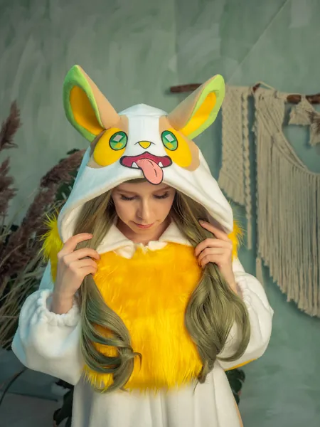 Custom corgi kigurumi (adult onesie, pajama)