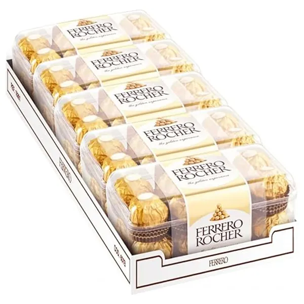 Ferrero Rocher T16, 200 g, confezione da 5