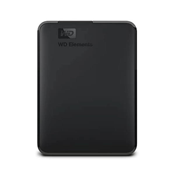WD 2 TB Elements Portable External Hard Drive - USB 3.0, Black - 2TB - Portatile
