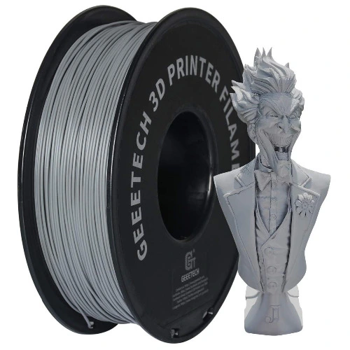 GEEETECH Filament PLA 1.75mm for 3D Drucker 1kg Spool, Grau 