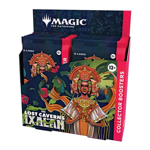 Magic: The Gathering The Lost Caverns of Ixalan Collector Booster Box - 12 Packs + 1 Foil Box Topper Card (181 Magic Cards)