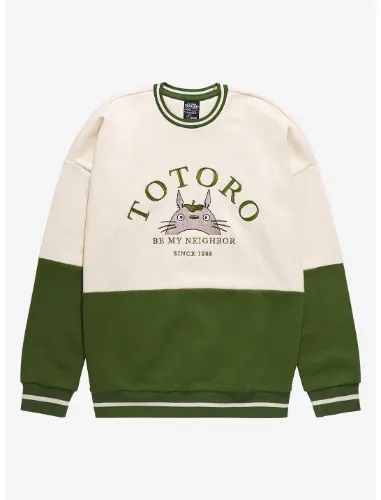 Our Universe Studio Ghibli My Neighbor Totoro Be My Neighbor Panel Crewneck - BoxLunch Exclusive | BoxLunch