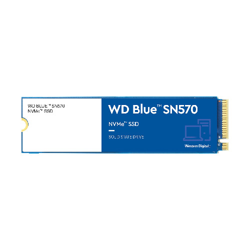 Western Digital 1TB WD Blue SN570 NVMe Internal Solid State Drive SSD - Gen3 x4 PCIe 8Gb/s, M.2 2280, Up to 3,500 MB/s - WDS100T3B0C - 1TB