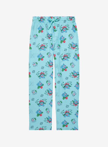 Pokémon Grass Type Evolutions Allover Print Sleep Pants - BoxLunch Exclusive 