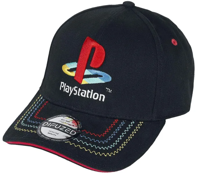 Trade Unisex Casquette Playstation-Retro Honkbalpet, Zwart, Taille Uniek
