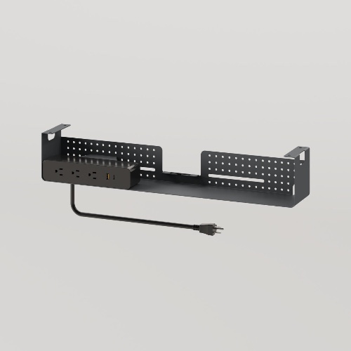 Cable Organizer - Charcoal / Tray + Power